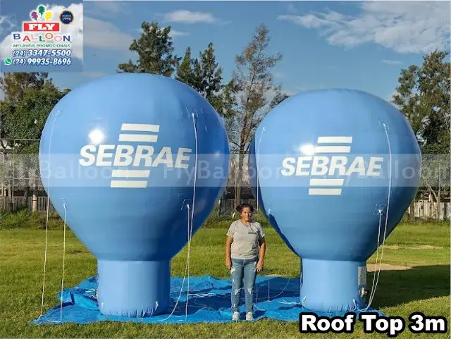 Balões infláveis promocionais Sebrae